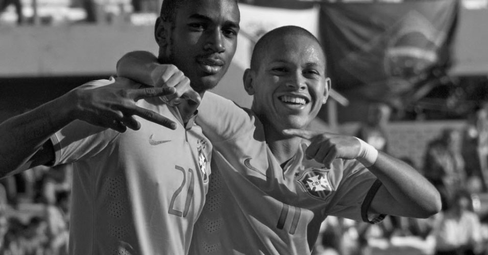Gerson (left) and Marcos Guilherme were amongst the stand-out players in a poor tournament for Brazil u20s.