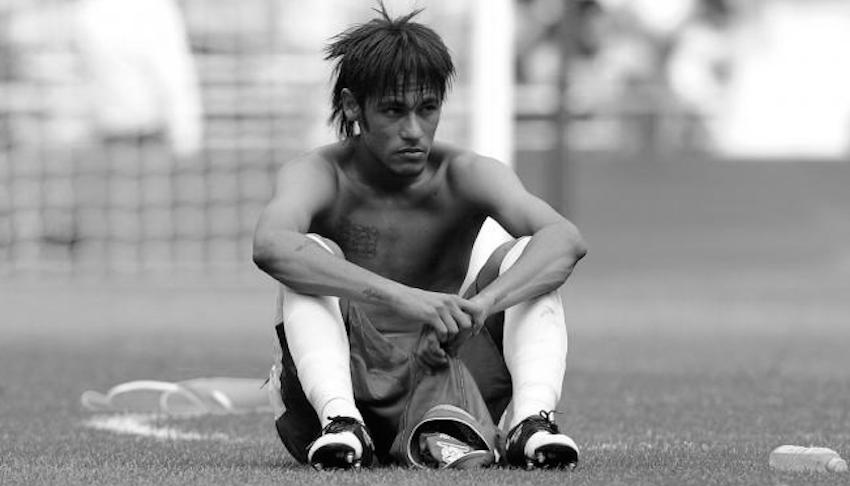 Neymar at the 2012 London Olympics, where Brazil were beaten in the final by Mexico.